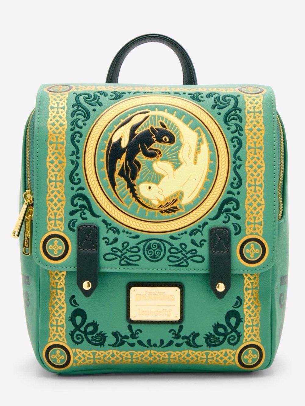 New Loungefly DreamWorks How To Train Your Dragon Toothless Light Fury backpack
